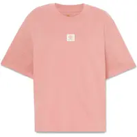 Timberland Women's Stack Logo S/S Tee T-shirt Donna (XL, rosso)