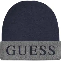 Guess Marciano GUESS Logo Beanie Smart Blue Taglia: OS | Cappelli Outlet | Uomo | Blu