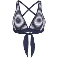 Seafolly Clubhouse Multi Fit Longline Tri Parte superiore bikini Donna (40, blu)