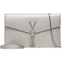 Valentino per donna. VBS9XJ17 Borsa a tracolla con dettaglio metallico argento (OSFA), Casual, Poliuretano
