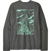 Patagonia LW Cloud Crag Wildrise Crew Maglione Uomo (L, grigio)