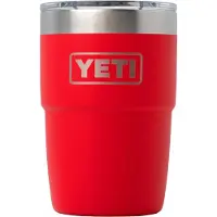 Yeti Coolers Rambler 8 CL Stackable Cup Bicchiere isolante (237 ml, rosso)