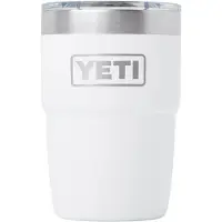 Yeti Coolers Rambler 8 CL Stackable Cup Bicchiere isolante (237 ml, bianco/grigio)