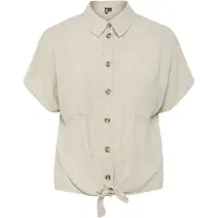 Pieces Camicia A Maniche Corte | Beige | S