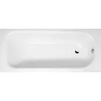 Polysan LAURA vasca rettangolare con piedini 160 x 70 x 39 cm, bianco