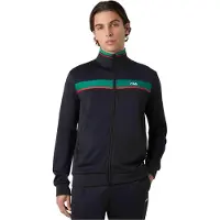 FILA Sagano Regular Taped Track Jacket Black Taglia: L | Felpe con cappuccio Outlet | Uomo | Nero