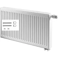 Kermi Radiatore Profil-V FTV 22 destro 600 x 400 mm, 666 W, bianco