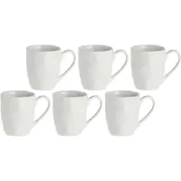 La Porcellana Bianca Set Di 6 Tazze Porcellana Lunia 110ml