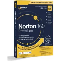 Norton 360 Premium 10 Dispositivi / 1 anno 75 GB - Nessun abbonamento