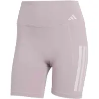 Adidas Women's Optime 3-Stripes Short Leggings Leggings Donna (XL - Length: 5'', lilla/fuchsia)