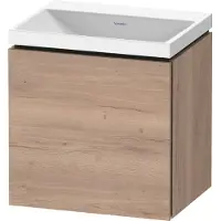 Duravit L-Cube c-shaped Ensemble suspendu, 1 porte, charnière à gauche, sans trop-plein, sans trou pour robinetterie, 450x480x350mm, LC6948N55550000, LC6948N55550000