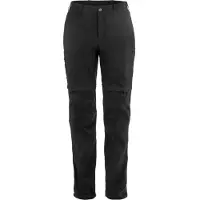Fjällräven Women's Abisko Hybrid Trail Trousers Zip-Off Pantaloni da trekking Donna (38, nero)