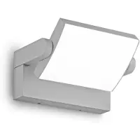 Ideal Lux Applique da esterni LED Swipe, grigio, IP54, 3.000 K