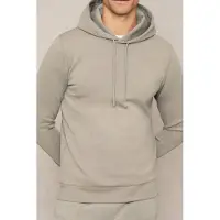 Reiss Ls Interlock Hoody Taupe Taglia: M | Felpe con cappuccio Outlet | Uomo | Nero