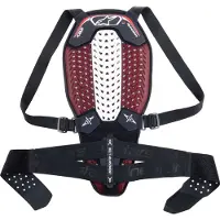 Alpinestars Paraschiena Nucleon Plasma Black White Red, Taglia: XS
