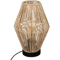 Atmosphera Aissa Lampada da tavolo dorata taglia unica / Spina UE 220V dorata taglia unica