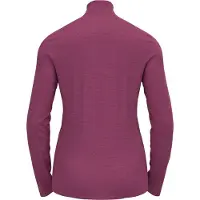 Odlo Women's Midlayer 1/2 Zip Roy Pullover in pile Donna (XL, fuchsia)