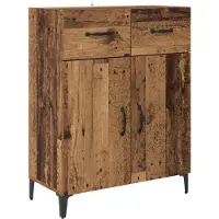 vidaXL Credenza in legno di recupero 69,5 x 34 x 90 cm Materiale a base di legno