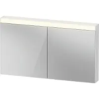 Duravit lumière et miroirs Good armoire de toilette avec éclairage, 2 portes miroir, 1310x760x148mm, LM7854000000000, LM7854000000000