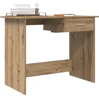 vidaXL Scrivania Artisan in rovere 100 x 50 x 76 cm materiale a base di legno