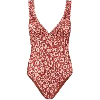Shiwi Bobby Swimsuit Lush Leopard Frozen Choco Brown Taglia: 34 | Costumi Interi Outlet | Donna | Marrone