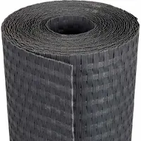 Syfax Schermo da balcone Grigio Scuro 400 x 90 cm polyrattan