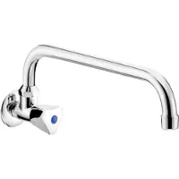 Deante Miscelatore per lavabo, a parete, per acqua fredda o miscelata cromo (BEZ_051L)