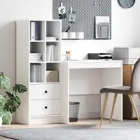 Prolenta Maison Exclusive - Scrivania con cassetto 2 pcs Bianco