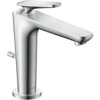 Axor hansgrohe Citterio C Mitigeur monocommandé pour lavabo 125, avec CoolStart et vidage à tirette, 49030000, 49030000