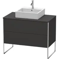 Duravit XSquare Meuble sous-vasque sur console au sol, 2 tiroirs, 1000x778x548mm, XS492108080, XS492108080