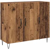 Syfax Credenza Legno vecchio 90 x 32,5 x 80 cm Legno multistrato