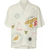 Selected Camicia A Maniche Corte Uomini Bianco L