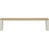 Outfit Panchina da giardino Martinus 180x36 cm, effetto teak.