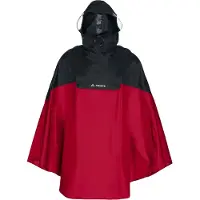 Vaude Covero Poncho II Giacca ciclismo (XL, rosso)