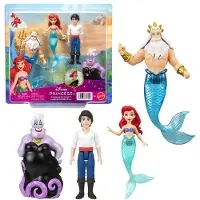 Mattel Bambola Disney Princess Little Mermaid Character Set