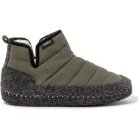Nuvola Nuvola. Ciabatta 'Boot New Wool' verde scuro