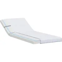 vidaXL Materasso in schiuma espandibile 80 x 200 cm Bianco