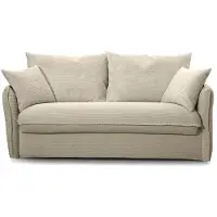 CALICOSY - Divano letto 3 posti in velluto a coste L185 cm - MIKA