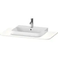 Duravit Console Happy D.2 Plus, 1000x550 mm, 1 découpe, pour meuble sous-lavabo HP4941, HP4961, HP4971, HP031E08484, HP031E08484