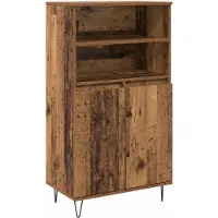 vidaXL Highboard Brown 60 x 36 x 110 cm Materiale a base di legno