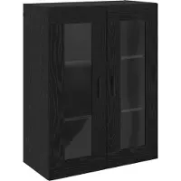 vidaXL Armadio a muro nero 69,5 x 34 x 90 cm in legno