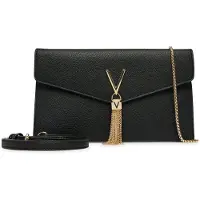 Valentino per donna. VBS9XJ17 Borsa a tracolla con dettaglio in metallo nero (OSFA), Casual, Poliuretano