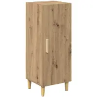 Syfax Credenza Rovere artigianale 34,5 x 34 x 90 cm Legno multistrato
