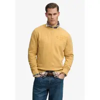 Superdry per uomo. M2014483A Felpa vintage Toanl gialla (M), Casual, Giallo, Cotone, Senape