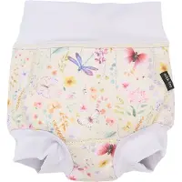 Mikk-Line Kid's Swim Baby Pant Frill AOP Pantaloncino da bagno Bambini (3-6 Months, bianco)