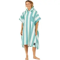 After Essentials - Poncho per il bagno - Swim Club Stripes Green