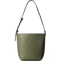 Calvin Klein Emblem Aop Medium Bucket Bag Olivine Aop Taglia: OS | Borse a mano Outlet | Donna | Verde