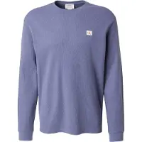 Calvin Klein Long Sleeve Waffle Badge T-shirt Blue Nomad Taglia: S | Maglie a manica lunga Outlet | Uomo | Blu