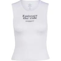 Peppermint Women's Base Layer Tank Intimo sintetico Donna (M, bianco)