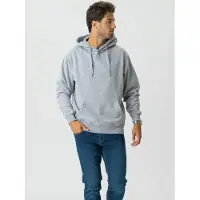 TeeShoppen Felpa ' Hoodie ' grigio chiaro